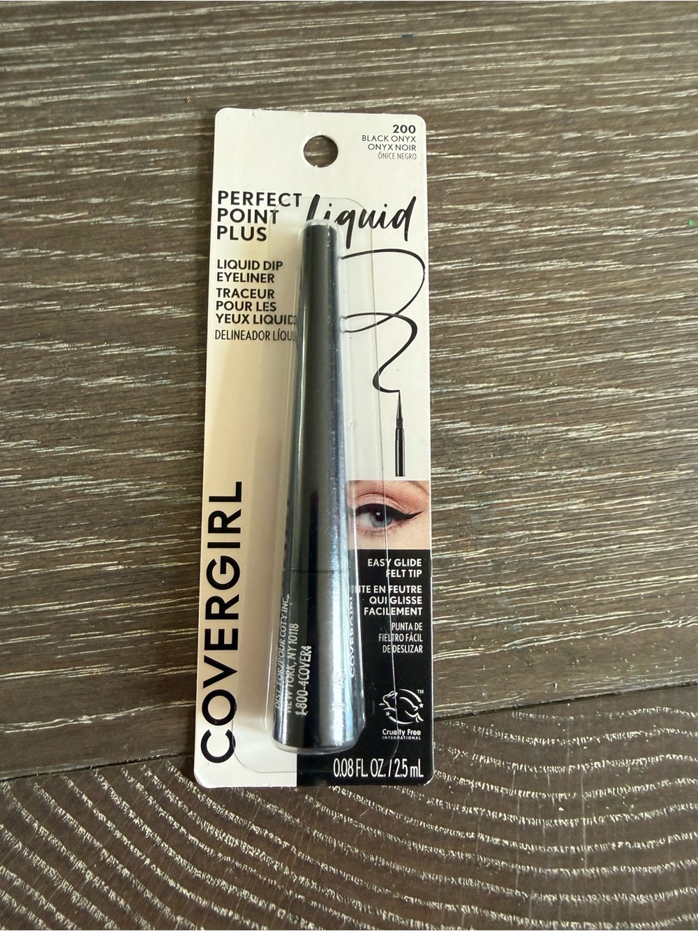 NWT CoverGirl Perfect Point Plus Liquid Dip Eyeliner 200 Black Onyx